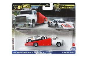 zbgEB[ 1/64 `[gX|[g #66 L[I & '66 |VF 906 J 6Hot Wheels 1:64 Team Transport #66 Carry On & '66 Porsche 906 Carrera 6