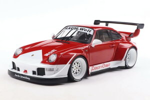 \h 1/18 |VF 911 993 RWB EFg |REb\ 2020 bh JSolido 1:18 Porsche 911 993 RWB Rauh Welt Porco Rosso 2020 red