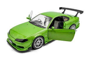 \h 1/18 Y VrA S15 XybNR GA 1999 O[ JSolido 1:18 Nissan Silvia S15 Spec-R Aero 1999 green
