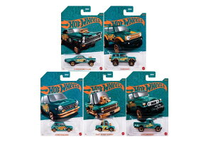 �z�b�g�E�B�[�� 1/64 �p�[�����N���[�� 2023 E�P�[�X 5��Z�b�gHot Wheels 1:64 Pearl & Chrome 2023 E-Case 5-Car Set