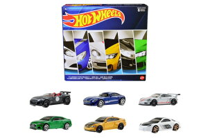 �z�b�g�E�B�[�� 1/64 ���[���b�p�e�[�} 6��Z�b�gHot Wheels 1:64 European Theme 6 Cars Set