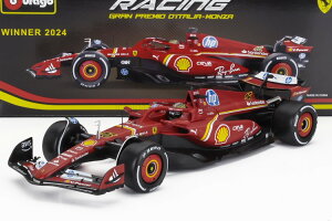 u[S 1/18 tF[ tH[~1 SF-24 XN[fA tF[ #16 D C^A c@ Ov 2024 V N[Bburago 1:18 FERRARI F1 SF-24 TEAM SCUDERIA FERRARI N16 WINNER ITALY MONZA 