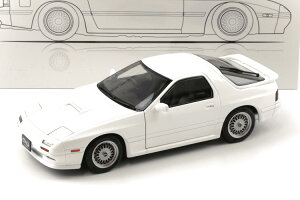 whelart 1/18 }c_ Toi RX-7 FC3S N[y zCg Vo[ zC[ Jwhelart 1:18 Mazda Savanna RX-7 FC3S Coupe white silver wheels