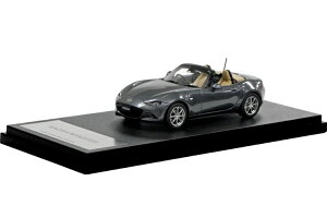 マツダ特注 1/43 ND ロードスター S レザー パッケージ V セレクション 2024 マシーングレーメタリックMAZDA 1:43 ND ROADSTER S Leather PKG V selection 2024 Machine Grey Metallic