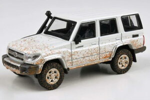 pSfY 1/64 g^ hN[U[ 76 It[h nh 2017 zCg }bhPARAGON MODELS 1:64 TOYOTA LAND CRUISER 76 OFF ROAD LHD 2017 WHITE MUD