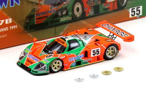 ���[�^�[�w���b�N�X 1/64 �v���t�F�b�T�[ �}�c�_ 787B �D�� ���E�}��24���� 1991 #55 ���@�C�h���[/�n�[�o�[�gMotorhelix 1:64 Professer Mazda 787B Winner 24h Le Mans 1991 N55 Weidler/Herbert