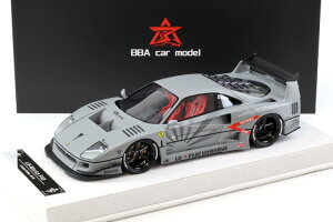 BBA f 1/18 tF[ F40 LB[NX LBWK t@C^[O[ fBXvCt 50BBA Model 1:18 Ferrari F40 LB Works LBWK Fighter grey with display Limited 50 pcs