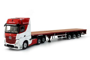 �Q�C���R�[�v�v���_�N�c 1/64 �����Z�f�X �x���c �A�N�g���X �M�K�X�y�[�X 6×2 �Z�~�g���N�^�[ & �X�P�[���u���g���[���[ ���n���h�� ���b�h �z���C�gGain-Benz Products 1:64 Mercedes Benz ACTROS Gigaspace 