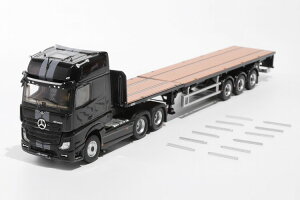 �Q�C���R�[�v�v���_�N�c 1/64 �����Z�f�X �x���c �A�N�g���X �M�K�X�y�[�X 6×2 �Z�~�g���N�^�[ & �X�P�[���u���g���[���[ ���n���h�� �u���b�NGain-Benz Products 1:64 Mercedes Benz ACTROS Gigaspace 6x2 Semi-T