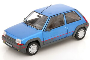 �\���h 1/18 ���m�[ 5 GT �^�[�{ 1985 ���C�g�u���[���^���b�N �J��Solido 1:18 Renault 5 GT Turbo 1985 lightblue metallic