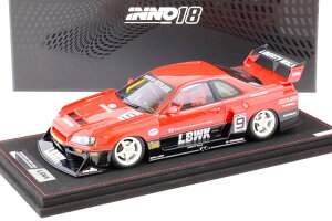 Cmf 1/18 Y XJCC #9 GT-R R34 LBWK X[p[VGbg tF_Xg Wp 2020INNO Models 1:18 Nissan Skyline N9 GT-R (R34) LBWK Super Silhouette Fenderist Japan 2020