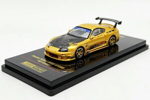 Cm64 1/64 g^ X[v A80 gbvV[Nbg GT300 S[hINNO64 1:64 Toyota Supra (A80) Top Secret GT300 Gold