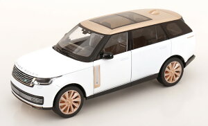 Alloy Car 1/18 h[o[ W[o[ SV 2022 zCg Jbp[^bN TEh Cg@\t JAlloy Car 1:18 Land Rover Range Rover SV 2022 white copper metallic with sound and light function