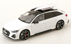 Alloy Ca 1/18 AEfB RS6 Aog zCg^bN TEh Cg@\t JAlloy Car 1:18 Audi RS6 Avant whitemetallic with sound and light function