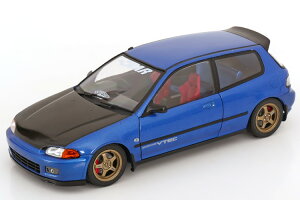 \h 1/18 z_ VrbN EG6 1991 u[^bN }bgubN JSolido 1:18 Honda Civic EG6 1991 bluemetallic matt black