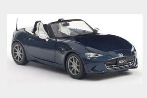 zCg{bNX 1/24 }c_ MX-5 [hX^[ 2019 _[Nu[^bNWhite Box 1:24 Mazda MX-5 Roadster year 2019 dark blue metallic