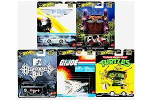 zbgEB[ 1/64 v~A 2025 |bvJ`[ KP[X 5ZbgHot Wheels 1:64 Premium 2025 Pop Culture K Case Set of 5