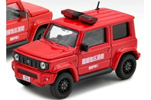 GJ[ 1/64 XYL Wj[ ꌧ nh{ bhEraCar 1:64 Suzuki Jimny Sierra Kunigami Fire Services Car Red