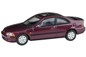 Para64 1/64 z_ VrbN N[y EJ1 1995 JAbhp[v fBXvCV[P[XtPara64 1:64 Honda Civic Coupe EJ1 1995 Camellia Red Purple Display Showcase