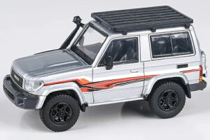 Para64 1/64 g^ hN[U[ 71 2014 Vo[ fBXvCV[P[XtPara64 1:64 Toyota Land Cruiser 71 2014 Silver Display Showcase