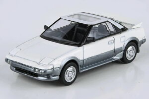 Para64 1/64 g^ MR2 MK1 1985 zCg Vo[ 2g[ fBXvCV[P[XtPara64 1:64 Toyota MR2 MK1 1985 White Silver 2 Tone Display Showcase