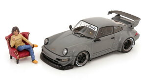 \h 1/18 |VF 911 RWB tBMAt  [ 2024 }bgO[ JSolido 1:18 Porsche 911 RWB with figurine Akira Nakai 2024 matt grey