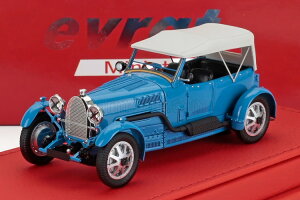EVRAT 1/43 uKbeB T43 c[XggtB[ JuI N[Yh 1928 Cgu[ zCgEVRAT 1:43 BUGATTI T43 TOURIST TROPHY CABRIOLET CLOSED 1928 LIGHT BLUE WHITE