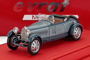 EVRAT 1/43 uKbeB T43A s/n 43309 [hX^[ XpC_[ I[v 1928 c[g[O[EVRAT 1:43 BUGATTI T43A s/n 43309 ROADSTER SPIDER OPEN 1928 2 TONE GERY