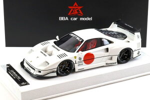 BBAf 1/18 tF[ F40 LB[NX LBWK p[zCg fBXvCt 20BBA Model 1:18 Ferrari F40 LB Works LBWK pearl white with display Limited 20 pcs