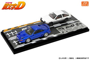 f[Y 1/64 DZbg Vol.15  JC MR2 SW20   C gm AE86MODELER'S 1:64 Initial D Set Vol.15 Kai Kobayashi MR2 SW20 & Takumi Fujiwara Trueno AE86
