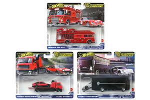 �z�b�g�E�B�[�� 1/64 �`�[���g�����X�|�[�g 2025 H�P�[�X �A�\�[�g 3��Z�b�gHot Wheels 1:64 Team Transport 2025 H Case Assortment 3 Car Set