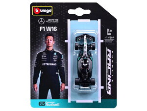 �u���[�S 1/64 �����Z�f�X AMG F1 W16 #63 �t�H�[�~����1 2025 �W���[�W ���b�Z��Bburago 1:64 Mercedes-AMG F1 W16 N63 Formula 1 2025 George Russell