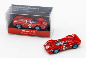 Wiking 1/87 �t�F���[�� 412P #26 3�� �f�C�g�i24���� 1967 �y�h�� ���h���Q�X/�W���� �M�V�FWiking 1:87 Ferrari 412P N26 3rd 24h Daytona 1967 Pedro Rodriguez/Jean Guichet