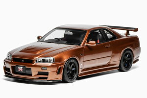 [^[wbNX 1/18 jbT XJCC GT-R R34 JX^}CYho[W ^bNuY 799 JMotorhelix 1:18 Nissan Skyline GT-R (R34) CUSTOMIZED VERSION Metallic Bronze Limited 799 pcs