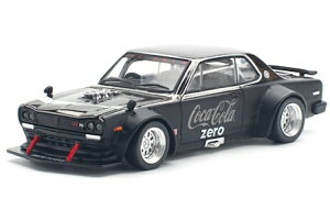 |bv[X 1/64 RJER[ jbT GT-R V8 htg nRXJ ubNPop Race 1:64 Coca Cola Nissan GT-R V8 Drif Hakosuka Black