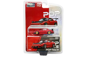 |bv[X 1/64 }c_ RX-7 Ch{fB bh GjO} `FCXJ[Pop Race 1:64 Mazda Rx7 Widebody Red Enigma Exclusive Edition Chase car