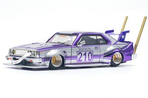 |bv[X 1/64 jbT C210 X[T[ \X^C N[p[vPop Race 1:64 Nissan C210 Kaido Racer Bosozoku Style Chrome Purple