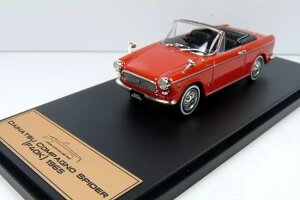 AVFbgWp RNV 1/43 _Cnc Rp[m XpC_[ F40K 1965 bhHachette Japan Collection 1:43 DAIHATSU Compagno Spider (F40K) 1965 Red