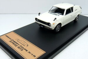 AVFbgWp RNV 1/43 Y `F[ N[y X-1.R KPE10 1973 zCgHachette Japan Collection 1:43 NISSAN Cherry Coupe X-1.R (KPE10) 1973 white