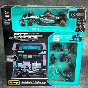 �u���[�S 1/43 �����Z�f�X GP F1 W14 EQ �p�t�H�[�}���X �W�I���} �K���[�W �s�b�g�X�g�b�v #44 2023 ���C�X �n�~���g�� �t�B�M���A���A�N�Z�T���[�t��Bburago 1:43 MERCEDES GP F1 W14 EQ PERFORMANCE GARAGE PIT-STOP