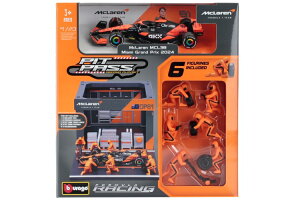 u[S 1/43 }N[ F1 MCL38 WI} K[W sbgXgbv `[ }N[ #81 2024 IXJ[ sAXg tBMAANZT[tBURAGO 1:43 McLAREN F1 MCL38 DIORAMA GARAGE PIT-STOP 