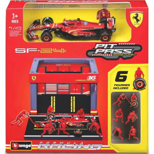 u[S 1/43 tF[ F1 SF-24 WI} K[W sbgXgbv `[ XN[fA tF[ #55 2024 JX TCc tBMAANZT[tBURAGO 1:43 FERRARI F1 SF-24 DIORAMA GARAGE