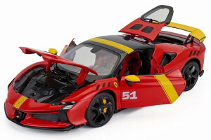 �u���[�S 1/18 �t�F���[�� SF90 XX #51 ���E�}��24���� �E�B�i�[ ���o���[ �G�N�X�N���[�V�u �J�[���f�� �J��BURAGO 1:18 FERRARI SF90 XX N51 24h LE MANS WINNER LIVERY EXCLUSIVE CARMODEL