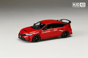 HOBBY JAPAN 1/43 z_ VrbN ^CvR FL5 [VOubNpbP[W t[bhHobby Japan 1:43 Honda Civic TYPE R FL5 RACING BLACK Package Flame Red
