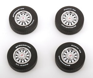 KKXP[ 1/18 tH[h }X^O zC[^CZbgKK-Scale 1:18 Ford Mustang rims and tyres set