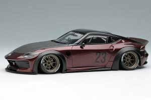 ACh RNV 1/43 LBlCV tFAfBZ RZ34 RS^ix 8X|[NzC[ o[KfBuE 60EIDOLON COLLECTION 1:43 lb nation Fairlady Z RZ34 RS Watanabe 8spoke wheel Burgundy Brown 