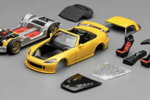 [^[wbNX 1/64 z_ S2000 ^CvS CG[Motorhelix 1:64 Honda S2000 Mugen And Type S Mugen Yellow