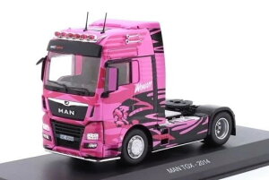 AVFbgWp RNV 1/43 MAN TGX gbN E[}gbJ[ 2014 sNHachette Japan Collection 1:43 MAN TGX Truck Woman Trucker 2014 pink