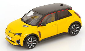 �\���h 1/18 ���m�[ 5 E-Tech 2024 �C�G���[���^���b�N �u���b�N �f�J�[���t�� �J��Solido 1:18 Renault 5 E-Tech 2024 yellowmetallic black with Decals