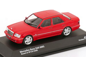 �\���h 1/43 �����Z�f�X AMG E60 W124 ���b�hSolido 1:43 Mercedes AMG E60 W124 red
